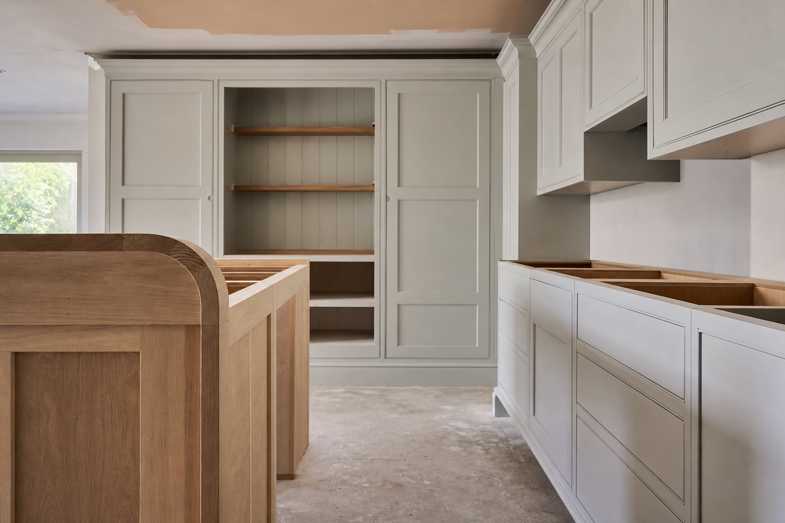 Bespoke kitchen joinery with handmade cabinetry in a Hertfordshire home
